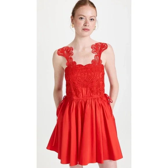 Self-Portrait | Dresses | Self Portrait Nwt Red Macrame Lace Mini Dress Sz 4 Msrp 465 | Poshmark Self-Portrait | Dresses | Self Portrait Nwt Red Macrame Lace Mini Dress Sz 4 Msrp 465 | Poshmark